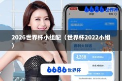 2026世界杯小组配（世界杯2022小组）