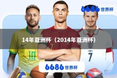 14年亚洲杯（2014年亚洲杯）