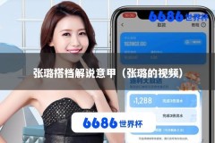 张璐搭档解说意甲（张璐的视频）