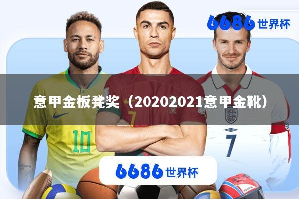 意甲金板凳奖(20202021意甲金靴)